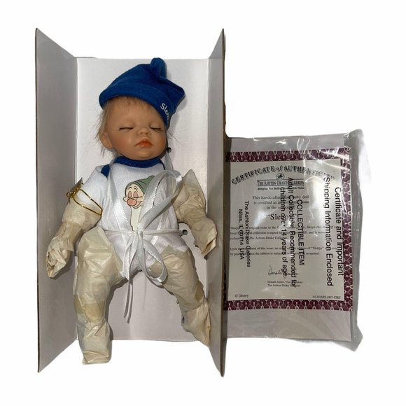 New Open Ashton Drake Disney Snow White Seven Dwarfs Complete Prince Charming - Picture 6 of 11